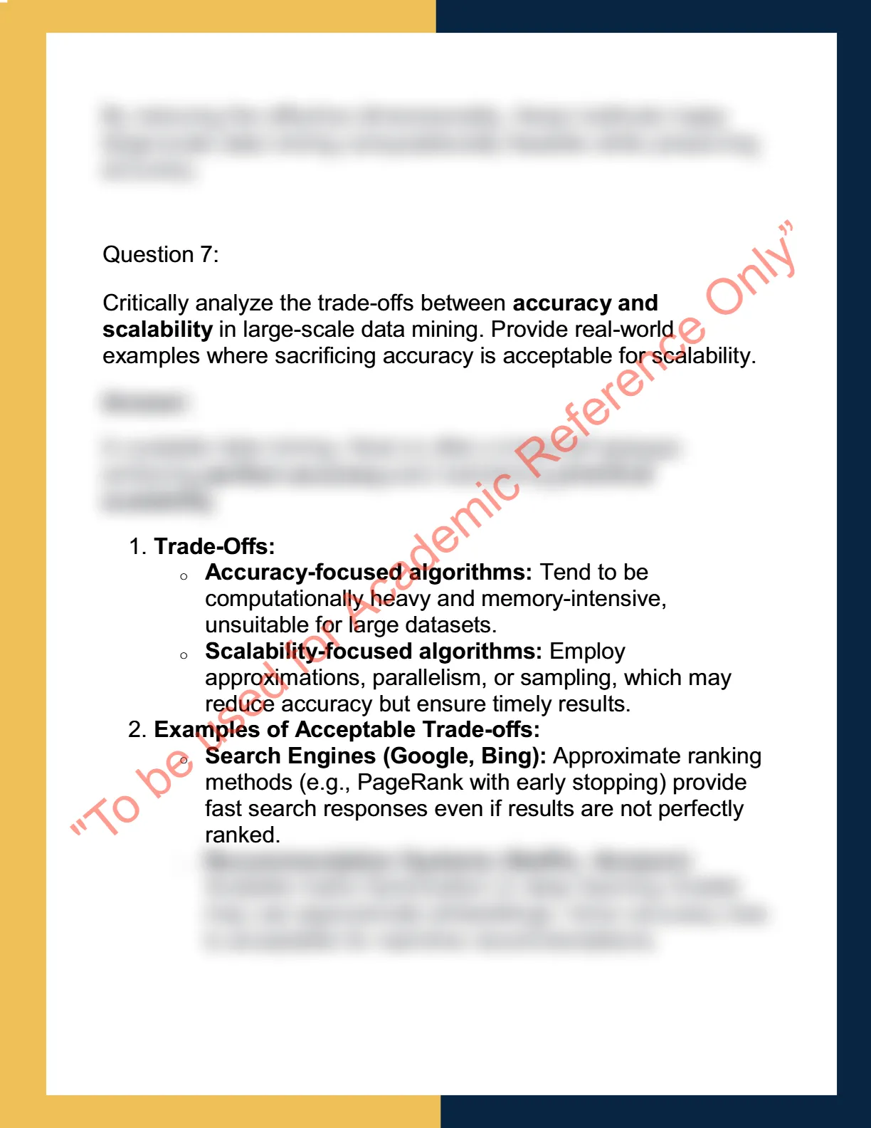 CSCI 654 –  Scalable Data Mining 7
